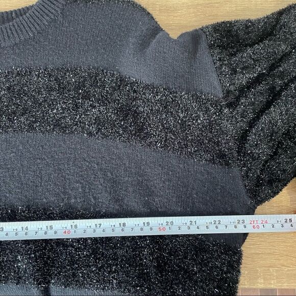 Zac Posen Cooper Shimmer-Fringe Striped Sweater - Picture 13 of 15